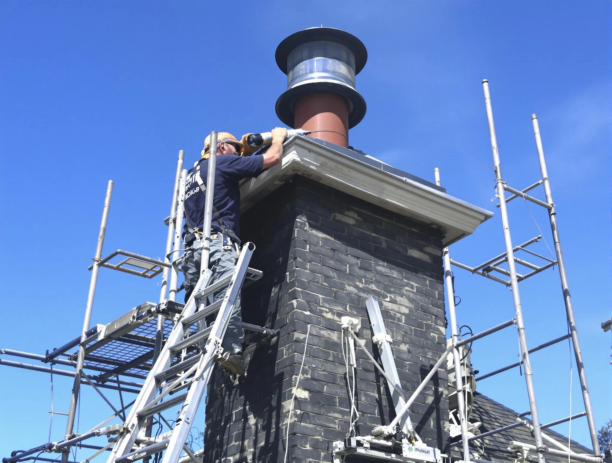 Sturdy chimney crown finished by Gresham Park Chimney Sweep in Gresham Park, GA