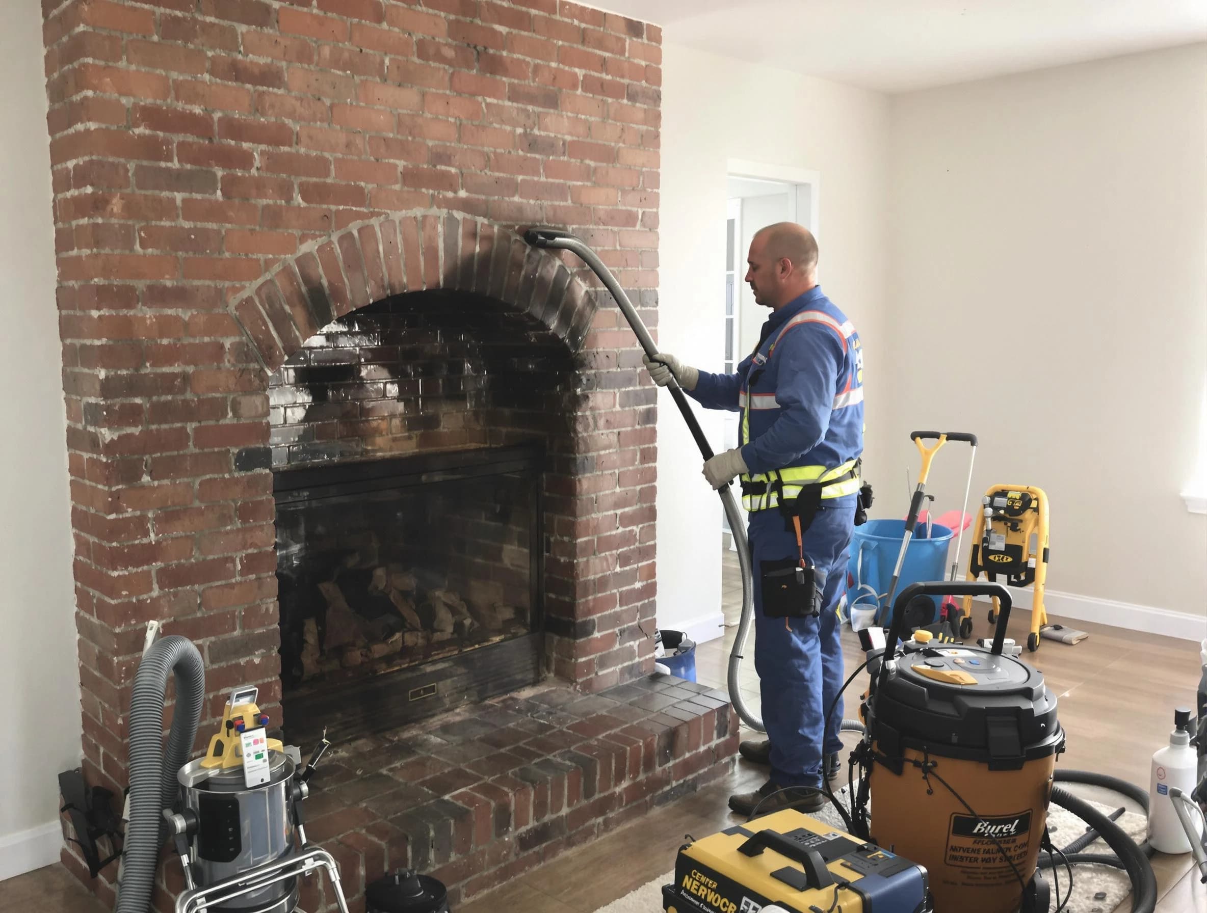 Gresham Park Chimney Sweep expert performing detailed chimney sweep in Gresham Park, GA
