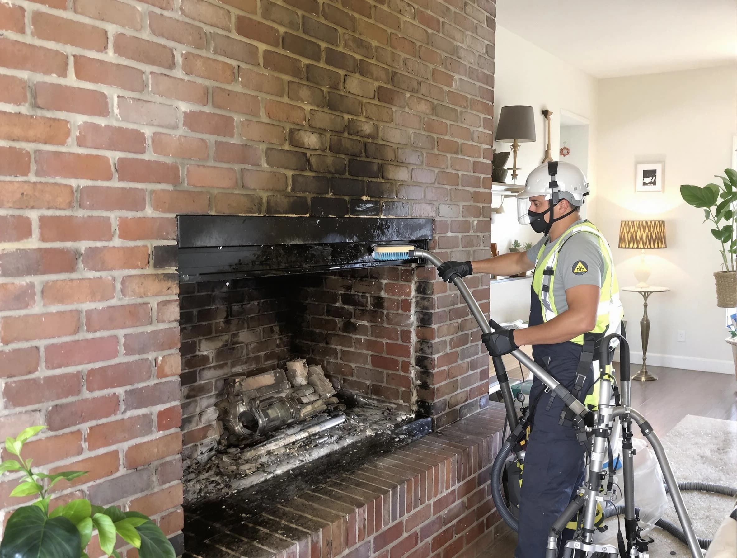 Gresham Park Chimney Sweep providing fireplace cleaning services in Gresham Park, GA
