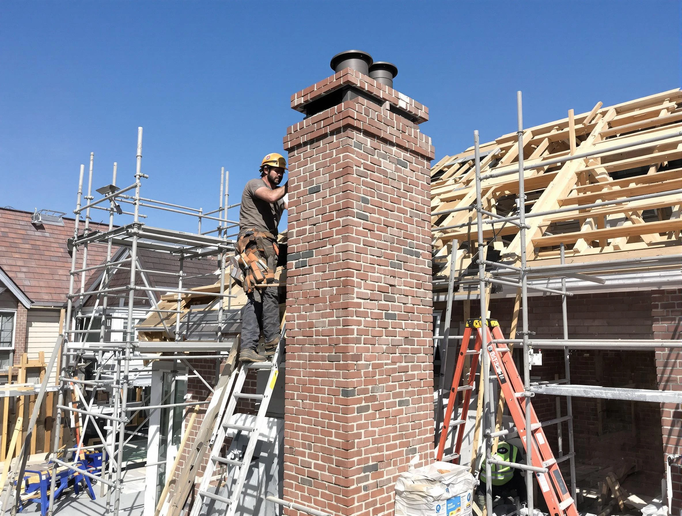 New chimney installation completed by Gresham Park Chimney Sweep in Gresham Park, GA