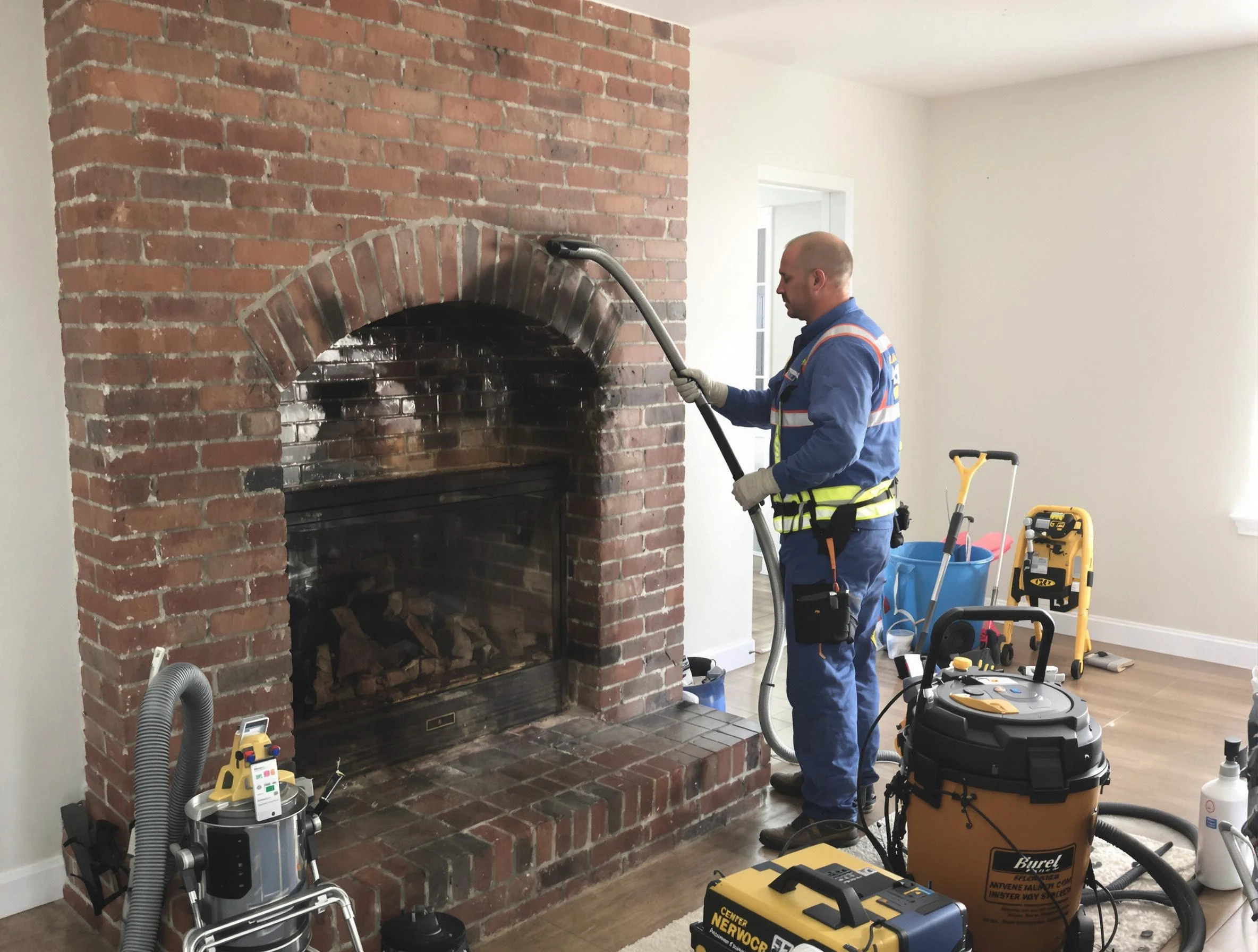 Gresham Park Chimney Sweep expert performing detailed chimney sweep in Gresham Park, GA