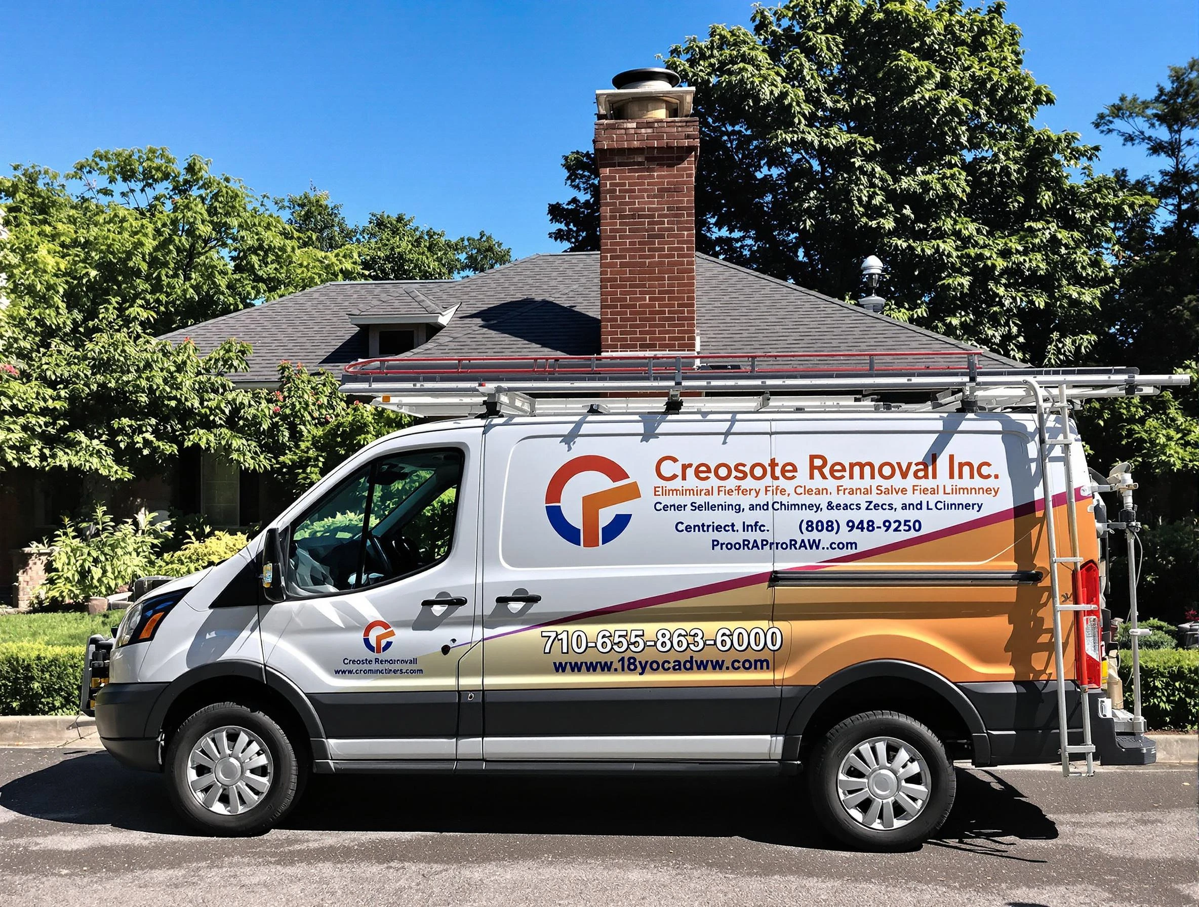 Gresham Park Chimney Sweep technician removing creosote safely in Gresham Park, GA